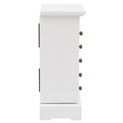 Smykkeskrin med speil MDF 25x13,5x34 cm