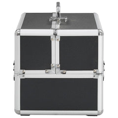 Sminkeveske 22x30x21 cm svart aluminium