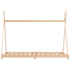 Sengeramme for barn heltre furu 90x200 cm