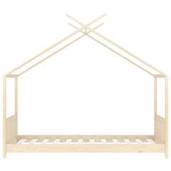 Sengeramme for barn heltre furu 80x160 cm