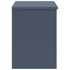 Nattbord lysegrå 35x30x40 cm heltre furu