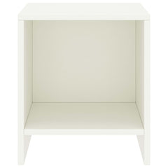 Nattbord hvit 35x30x40 cm heltre furu