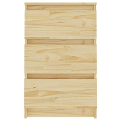 Nattbord 2 stk 40x29,5x64 cm heltre furu