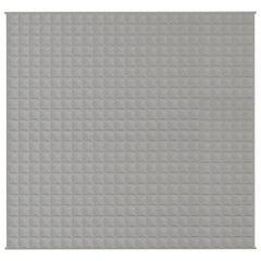 Vektdyne grå 220x230 cm 15 kg stoff