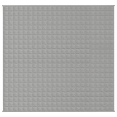 Vektdyne grå 220x240 cm 15 kg stoff