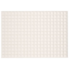 Vektdyne kremhvit 137x200 cm 6 kg stoff