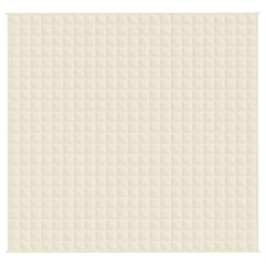 Vektdyne kremhvit 220x230 cm 15 kg stoff