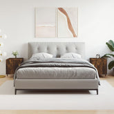 Nattbord 2 stk røkt eik 40x40x50 cm konstruert tre - SminkeBord.no