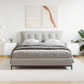 Nattbord 2 stk hvit 40x40x50 cm konstruert tre - SminkeBord.no