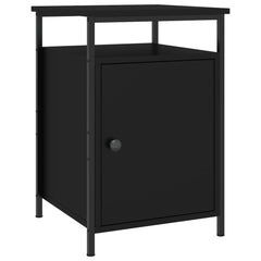 Nattbord 2 stk svart 40x42x60 cm konstruert tre - SminkeBord.no