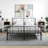 Nattbord 2 stk brun eik 35x34,5x70 cm konstruert tre - SminkeBord.no