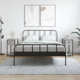 Nattbord 2 stk grå sonoma 30x60x60 cm konstruert tre - SminkeBord.no