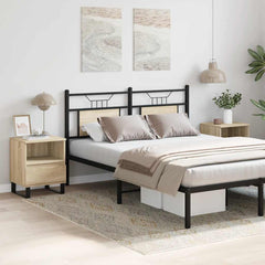 Nattbord 2 stk sonoma eik 40x35x50 cm konstruert tre - SminkeBord.no