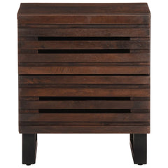 Nattbord 2 stk 40x34x46 cm heltre mango