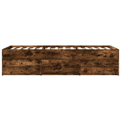 Dagseng med skuffer uten Madrass røkt eik 100x200 cm