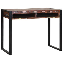 Sminkebord Flerfarget 100 x 50 x 75 cm Massivt gjenvunnet tre