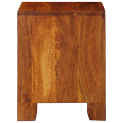 Nattbord 2 stk 40x35x45 cm heltre akasie