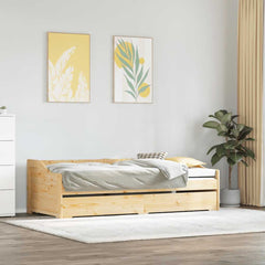 Daybed med trille uten madrass IRUN 90x200 cm