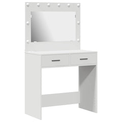 Sminkebord med skuff Hvit 78.5 x 41 x 135 cm Konstruert tre