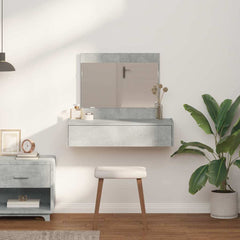 Sminkebord med skuff Grå 83 x 40 x 70 cm Konstruert tre