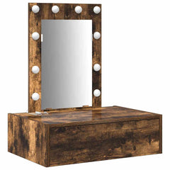 Sminkebord med skuff Brun 60 x 40 x 70 cm Konstruert tre