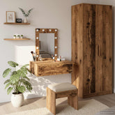 Sminkebord med skuff Brun 60 x 40 x 70 cm Konstruert tre
