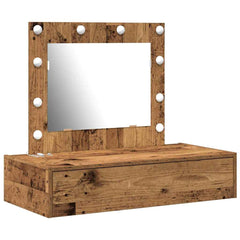 Sminkebord med skuff Brun 83 x 40 x 70 cm Konstruert tre