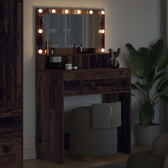 Soverom sminkebord Gamle tre 80 x 39,6 x 135 cm Konstruert tre