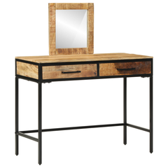 Sminkebord 100x40x75/120 cm Solid Tre Grov Mango