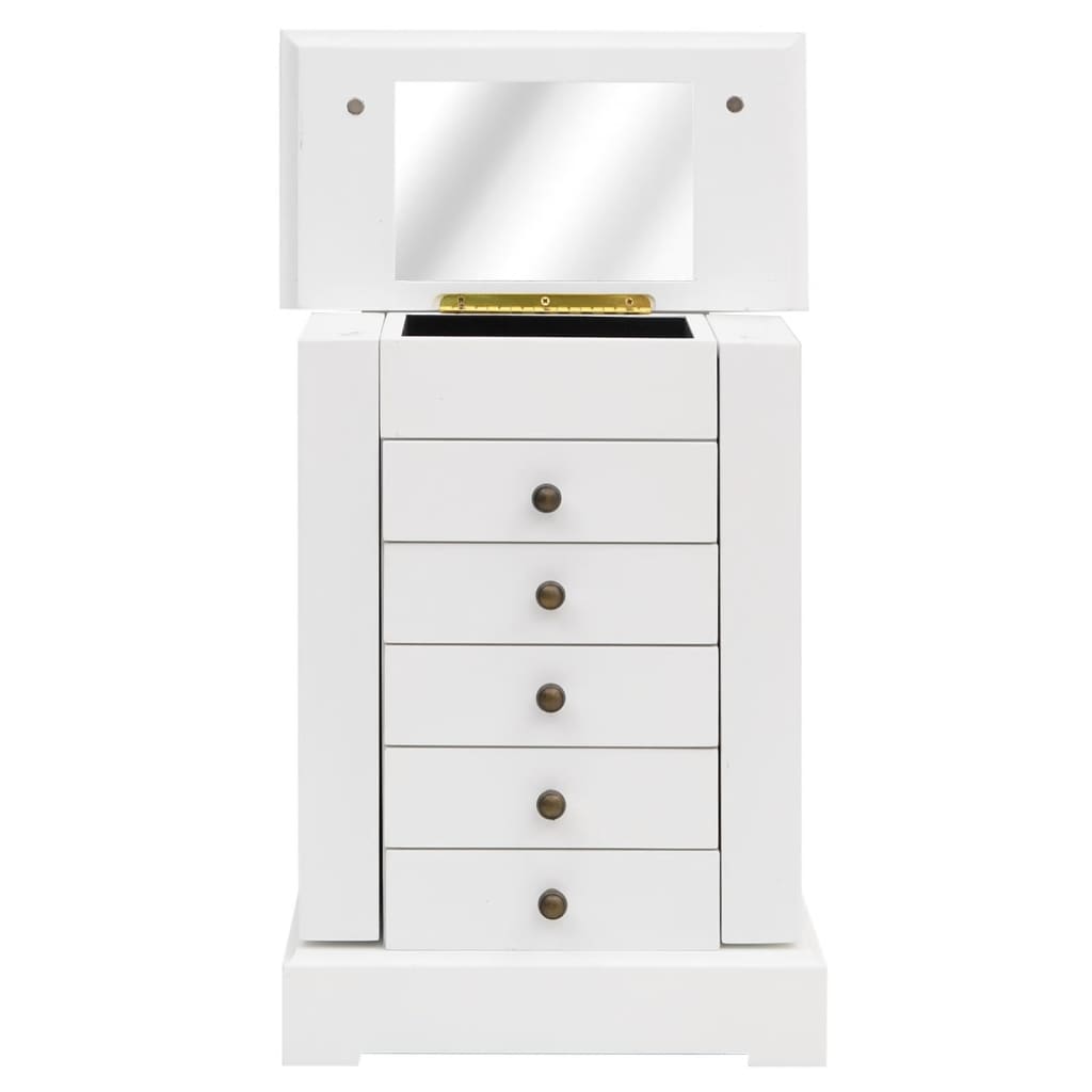 Smykkeskrin med speil MDF 25x13,5x34 cm