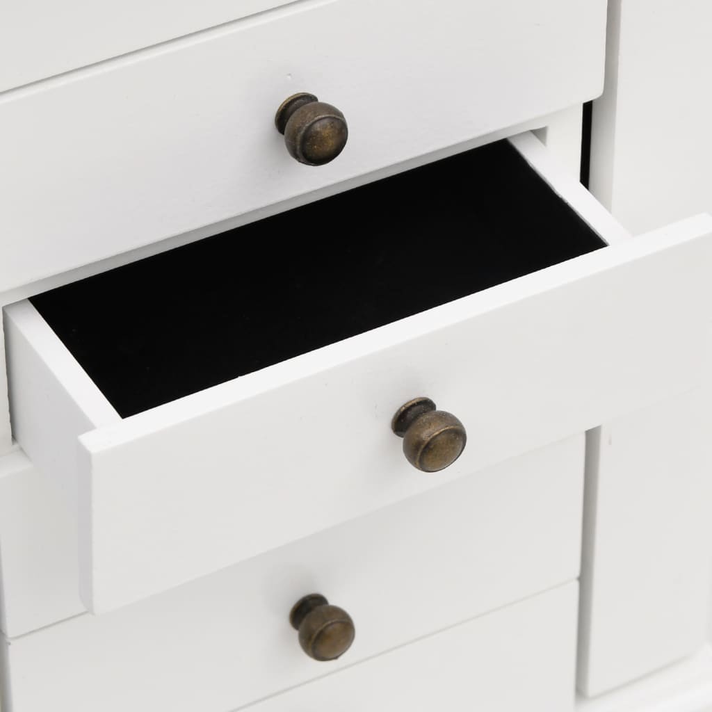 Smykkeskrin med speil MDF 25x13,5x34 cm