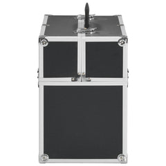 Sminkeveske 38x23x34 cm svart aluminium