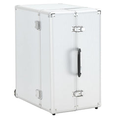 Pilotkoffert 47x39x27 cm sølv aluminium