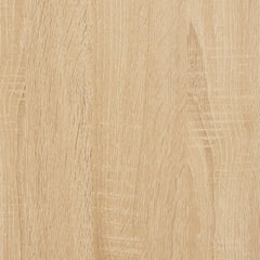 Bokhylle/skjenk sonoma eik 66x30x98 cm sponplate