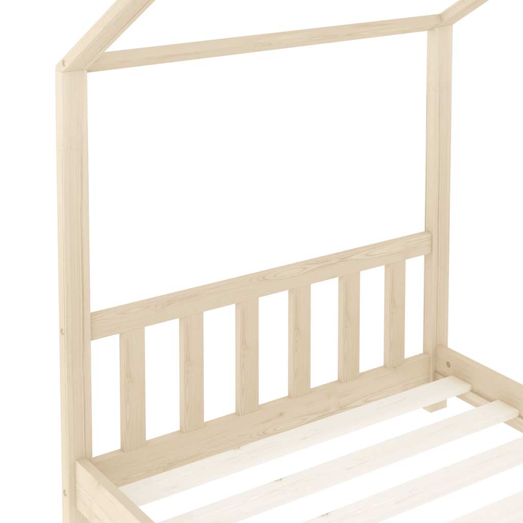 Sengeramme for barn heltre furu 80x160 cm