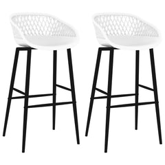 Barstoler 2 stk hvit