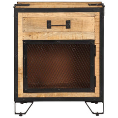 Nattbord 43x30x51 cm grov heltre mango