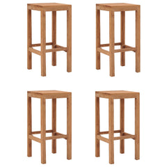 Barkrakker 4 stk heltre teak