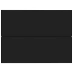 Nattbord svart 40x30x30 cm konstruert tre