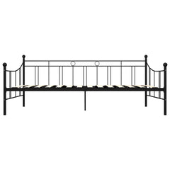 Ramme til dagseng svart metall 90x200 cm