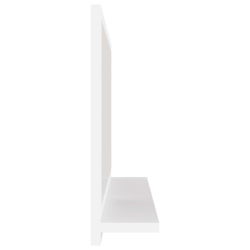 Baderomsspeil hvit 60x10,5x37 cm konstruert tre