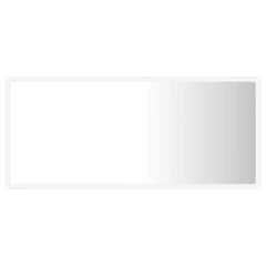 Baderomsspeil LED hvit 90x8,5x37 cm akryl