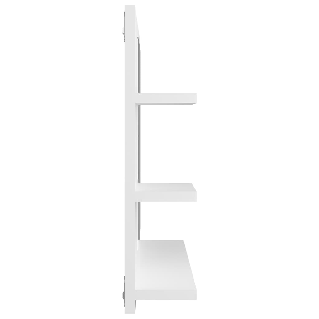 Baderomsspeil hvit 60x10,5x45 cm konstruert tre