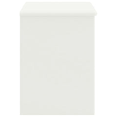 Nattbord hvit 35x30x40 cm heltre furu