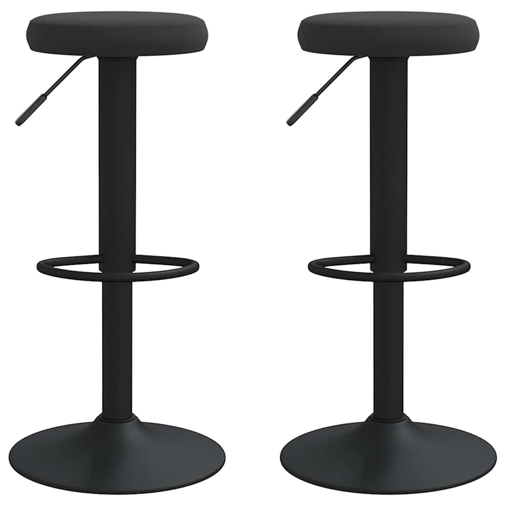 Barkrakker 2 stk svart fløyel