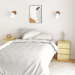 Nattbord 2 stk 40x29,5x64 cm heltre furu