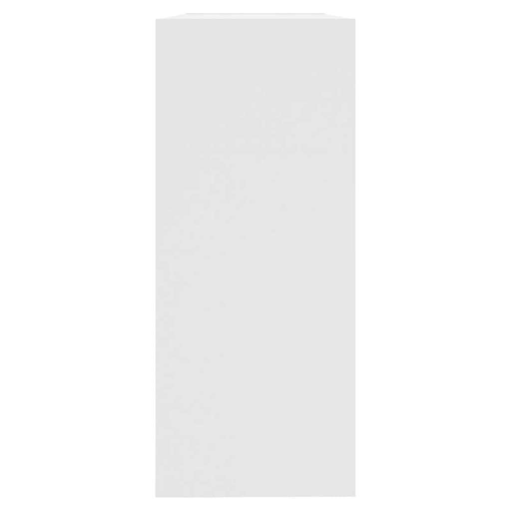 Bokhylle/romdeler hvit 100x30x72 cm