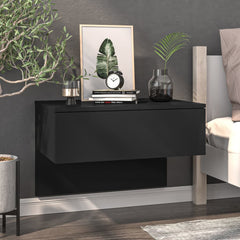 Vegghengte nattbord 2 stk svart