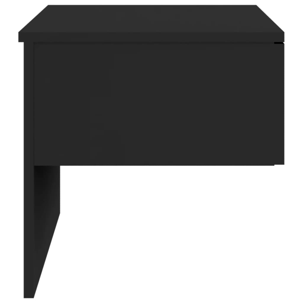Vegghengte nattbord 2 stk svart