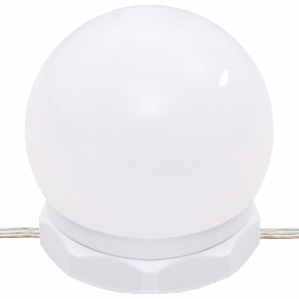 Speilskap med LED brun eik 90x31,5x62 cm